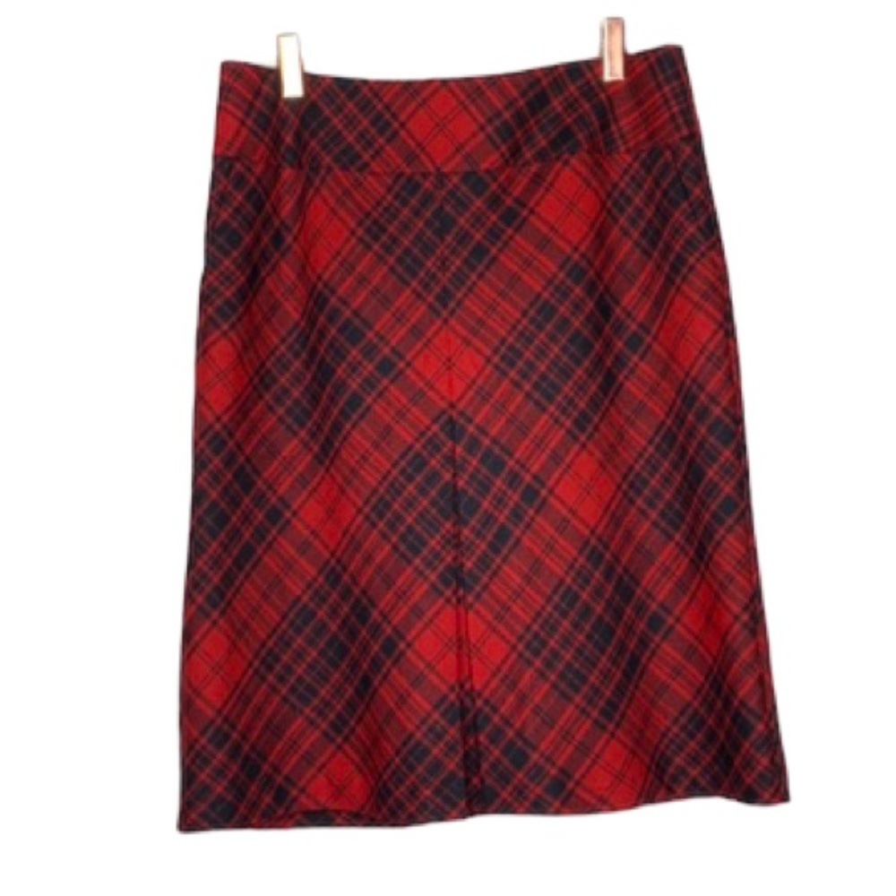 Talbots Tartan Skirt with Pleat